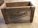 Vintage WHITMANS shipping crate