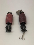 Black Americana;2-SAM-BO fishing lures(need repair)