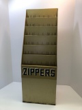 Vintage metal zipper display