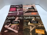 4-vintage MODERN SUNBATHING magazines(1955)Must be 18 years or older, please bring ID for removal