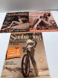 3-vintage MODERN SUNBATHING magazines(1957)Must be 18 years or older, please bring ID for removal