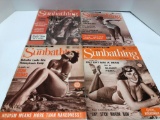 4-vintage MODERN SUNBATHING magazines(1957)Must be 18 years or older, please bring ID for removal