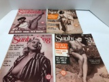 4-vintage MODERN SUNBATHING magazines(1958)Must be 18 years or older, please bring ID for removal