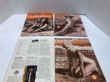4-vintage MODERN SUNBATHING magazines(1959/60)Must be 18 years or older, please bring ID for removal