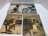4-vintage SUNBATHING for HEALTH magazines(circa 1950's)Must be 18 years or older, please bring ID