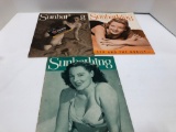 3-vintage MODERN SUNBATHING and HYGIENE magazines(1951/52)Must be 18 years or older, please bring ID