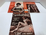 3-vintage MODERN SUNBATHING and HYGIENE magazines(1956/57)Must be 18 years or older, please bring ID
