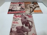 3-vintage MODERN SUNBATHING magazines(1960/61)Must be 18 years or older, please bring ID for removal