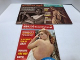 3-vintage MODERN SUNBATHING magazines(1965/67/74)Must be 18 years or older, please bring ID for