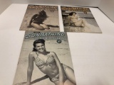 3-vintage SUNBATHING for HEALTH magazines(1955/56)Must be 18 years or older, please bring ID for