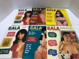 6-issues/months(circa 1960's)GALA magazines,Must be 18 years or older, please bring ID for removal