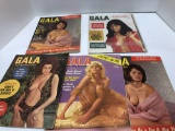 5-issues/months(circa 1960's)GALA magazines,Must be 18 years or older, please bring ID for removal
