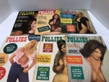 6-issues/months(circa 1960's)FOLLIES magazines,Must be 18 years or older, please bring ID for