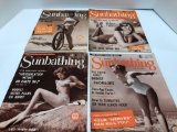 4-vintage MODERN SUNBATHING magazines(circa 1957)Must be 18 years or older, please bring ID for