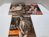 3-vintage MODERN SUNBATHING magazines(circa 1964)Must be 18 years or older, please bring ID for