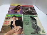 4-vintage MODERN SUNBATHING magazines(circa 1965/1975/76)Must be 18 years or older, please bring ID