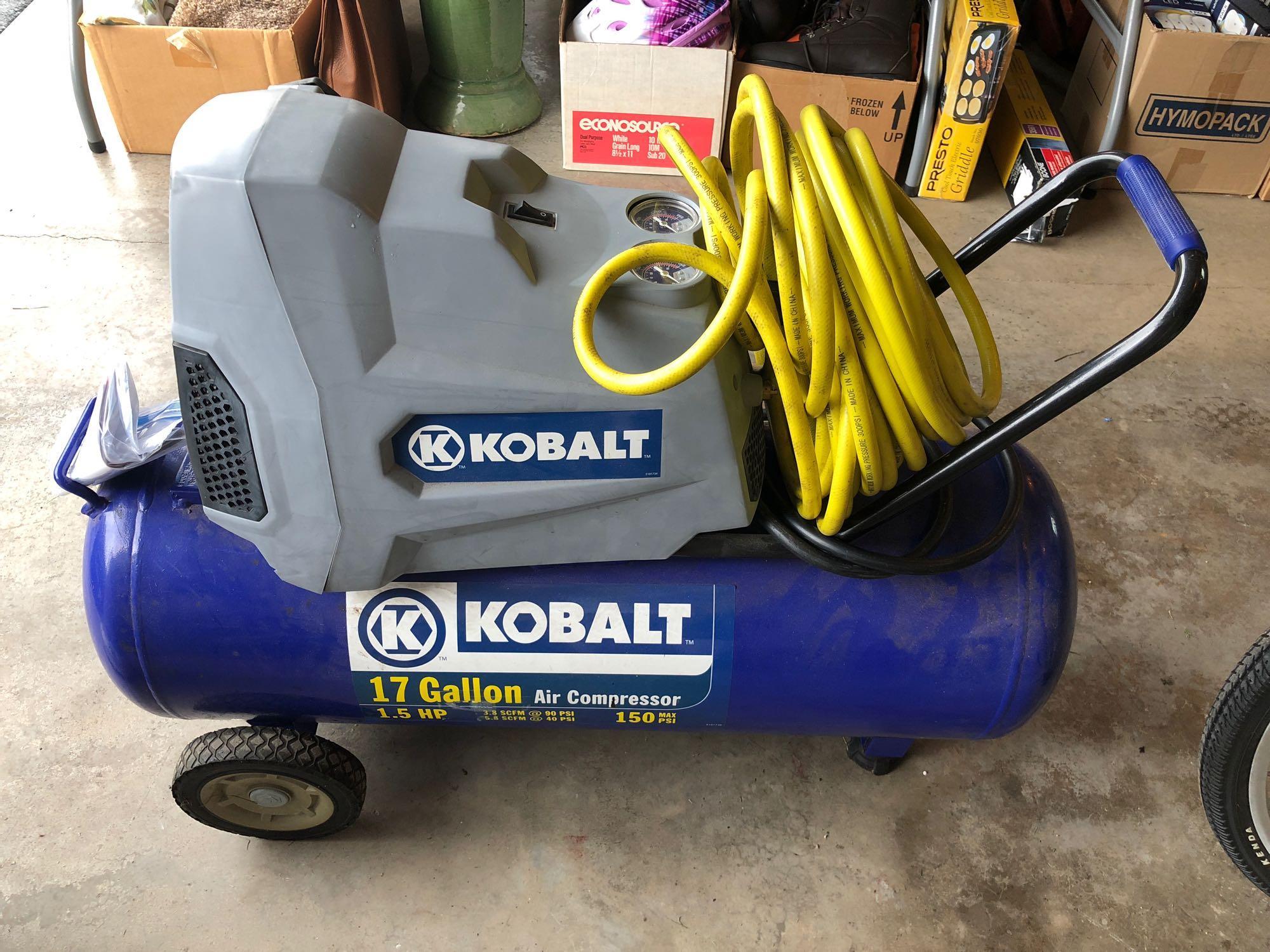 Kobalt 17 gallon air cheap compressor