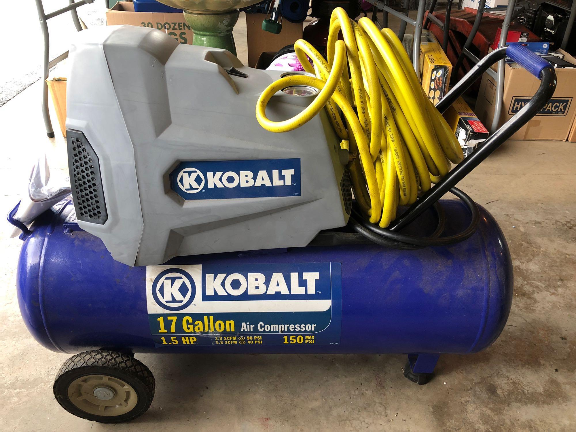 Kobalt 17 gallon air compressor discount