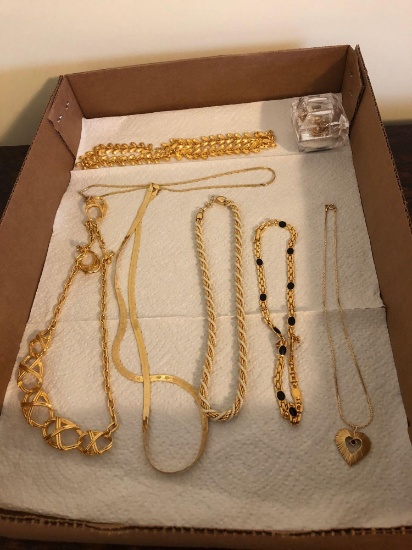 Costume jewelry (necklaces; some AVON)