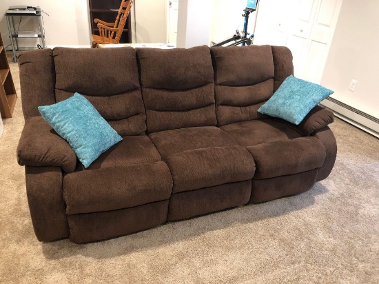 ASHLEY FURNITURE Reclining sofa