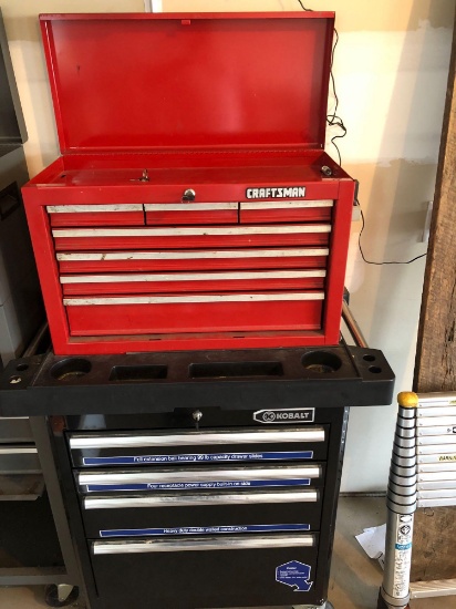 Rolling toolbox(CRAFTSMAN Top and KOBALT rolling bottom)