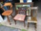 Wooden swivel stool, rocking chair, chair