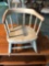 Vintage wooden childs/doll rocking chair