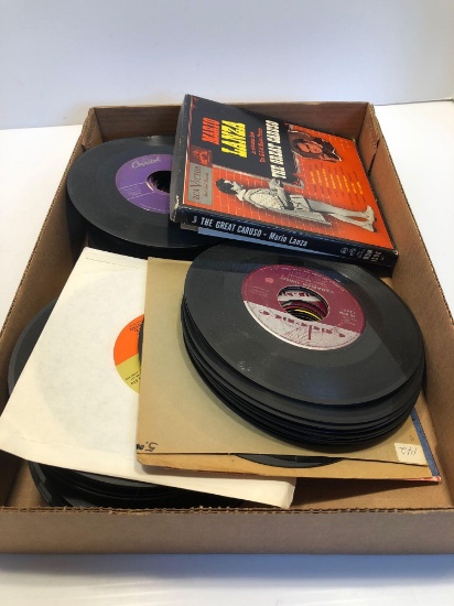 Vintage 45 records