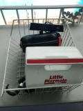 Black & Decker MOUSE finishing sander, little playmate lunchbox, umbrellas, alarm clock camera wire
