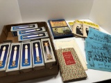 Vintage play programs,electric candles,more