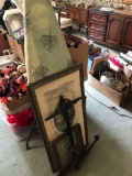 Decorative wooden anchor, pictures,ironing board
