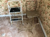 Folding chair,folding stool, wire setee chair