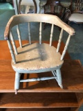 Vintage wooden childs/doll rocking chair