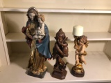 3 statues