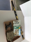 Sword/scabbard,REVELL army figurines,army canteen,more