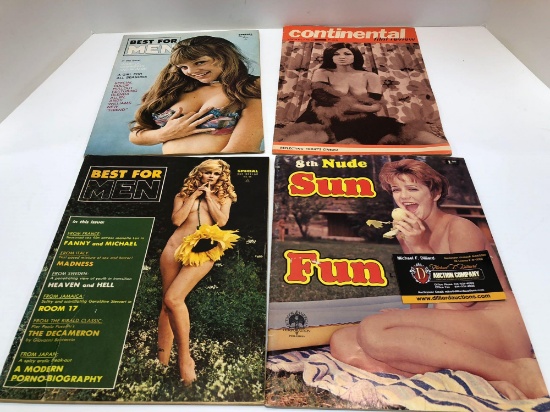 Vintage Adult Literature/Nudist magazines (circa 1960's)(Must be 18 years or older, please bring ID