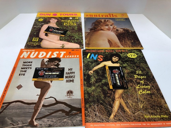 Vintage Adult Literature/Nudist magazines (circa 1960's)(Must be 18 years or older, please bring ID