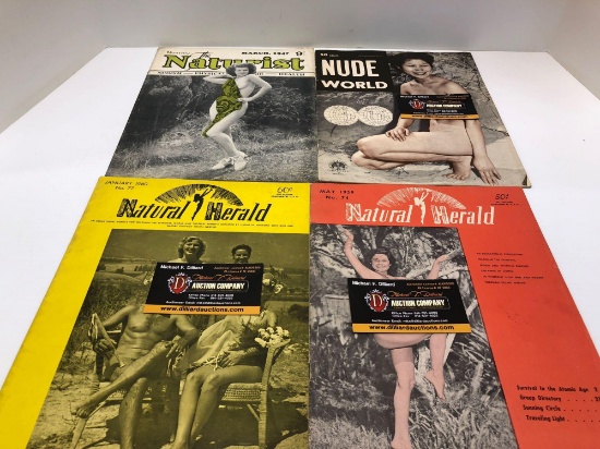 Vintage Adult Literature/Nudist magazines (circa 1940/50/60's)(Must be 18 years or older, please