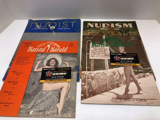 Vintage Adult Literature/Nudist magazines (circa 1930/50's)(Must be 18 years or older, please bring
