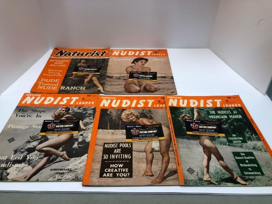 4-American Nudist Leader(circa 1960/61),1- The Naturist(1961)(Must be 18 years or older, please
