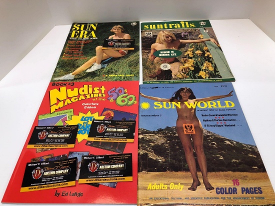 Adult Literature/Nudist magazines (some vintage)(Must be 18 years or older, please bring ID for