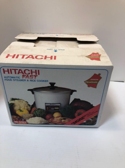 HITACHI fast automatic food steamer and rice cooker