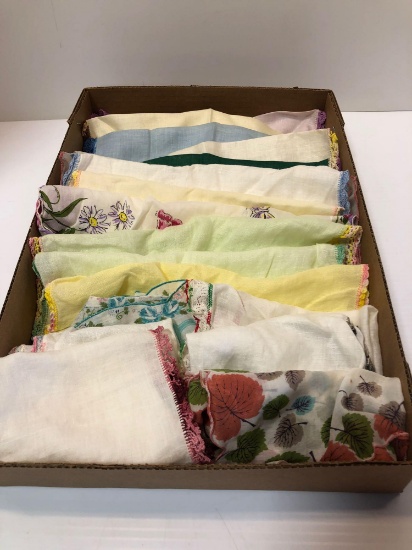 Vintage ladies handkerchiefs