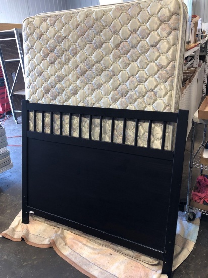 Full size bed/headboard and frame(box springs and mattress)