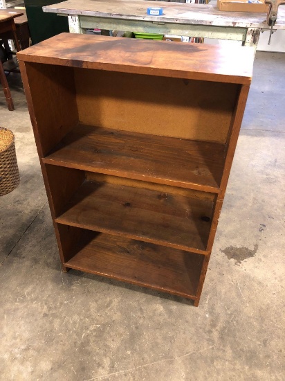 Handcrafted wooden bookcase