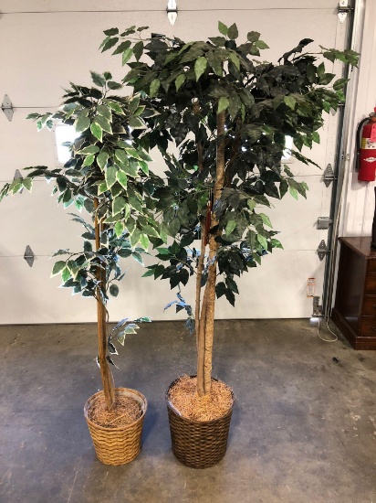 2 artificial trees