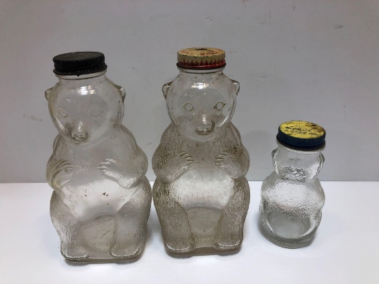 Vintage bank bottles/jars