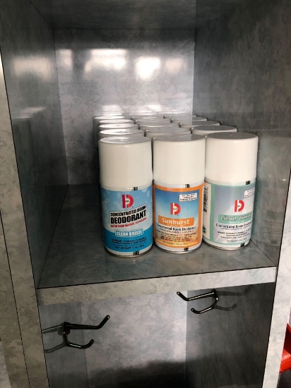 Multiple air freshener dispenser cans (must bring box, Cannot ship chemicals)