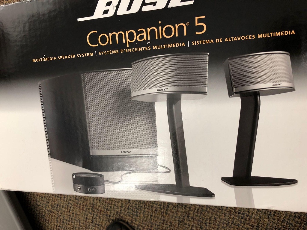 Bose Companion 5 Speaker System Industrial Machinery Equipment Business Liquidations Schools Daycare Online Auctions Proxibid