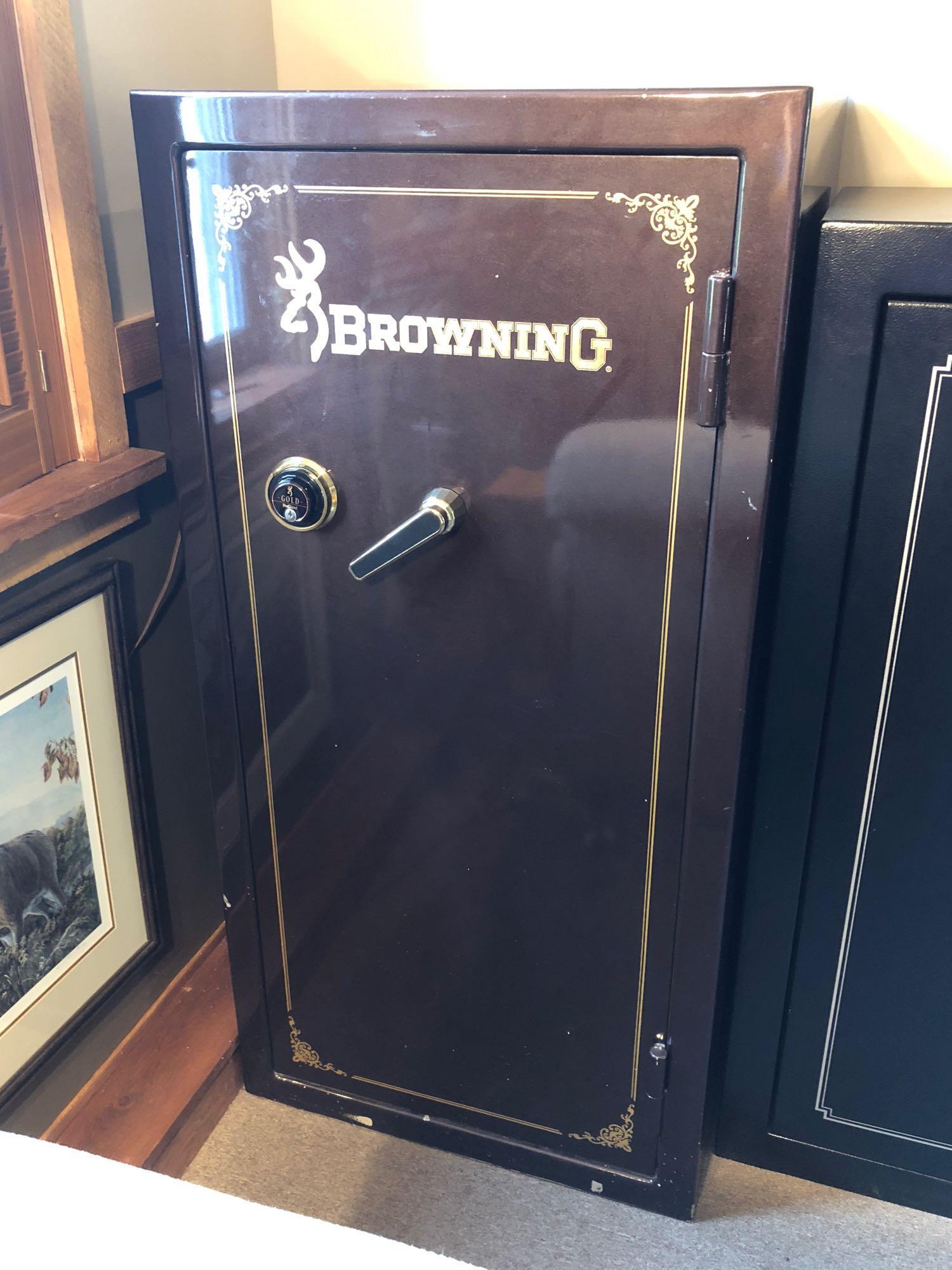 Browning Gold Gun Safe Firearms Military Artifacts Firearms